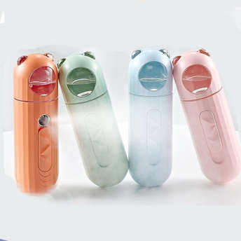【goodspop】元気いっぱい 可愛い ミニ くま型 保湿 美肌 加湿器 ハンディミスト 補水美容器