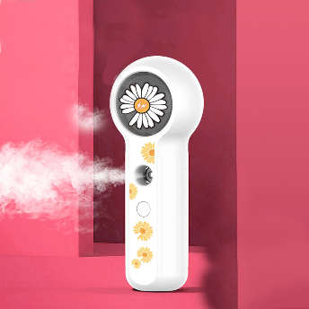 【goodspop】可愛い ミニ 花柄 噴霧式 USB充電式 ミニ加湿器  乾燥肌対策・水分補給 補水美容器