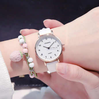 【goodspop】好感度UP ラウンド クォーツ時計 ファッション カジュアル 腕時計