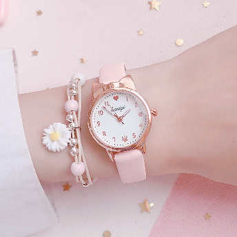 【goodspop】好感度100％ 可愛い ボウタイ ファッション カジュアル クォーツ時計 腕時計